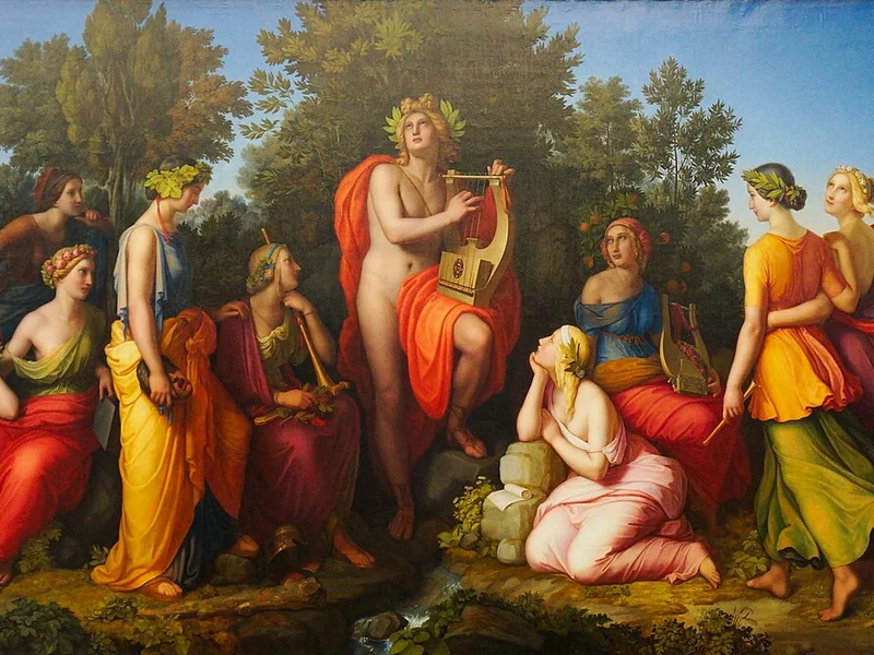 1798-Heinrich Maria von Hess - Apollo e le Muse